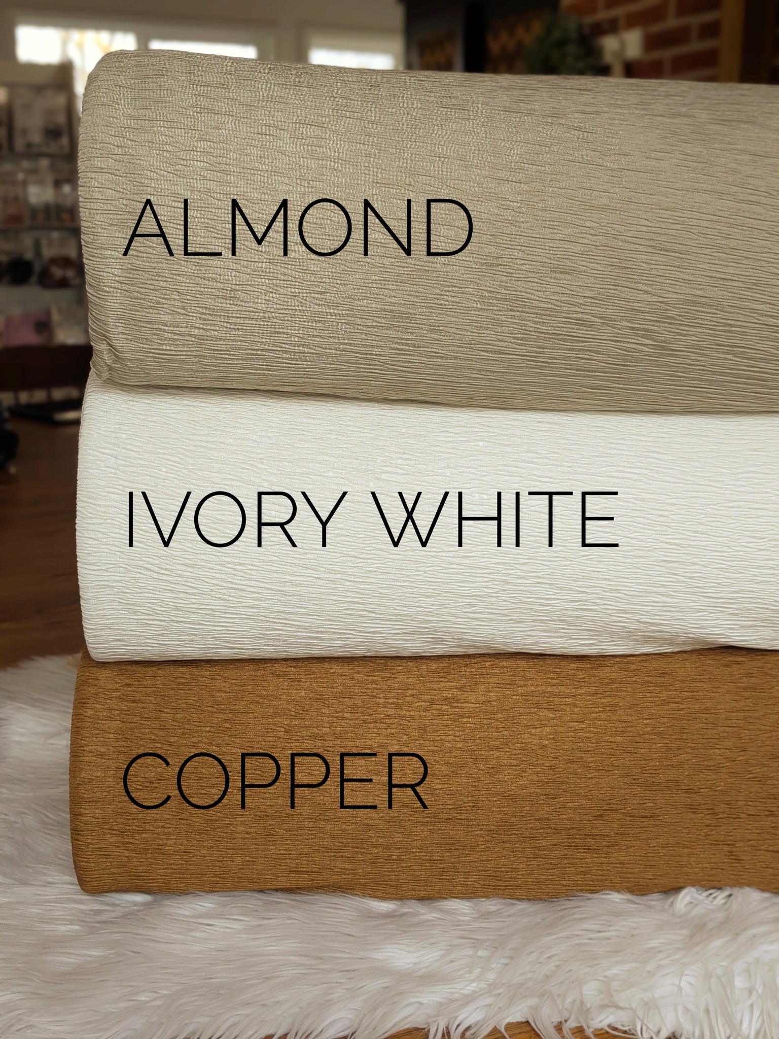 Elegant Pearl Knit|Solids| By the Half Yard