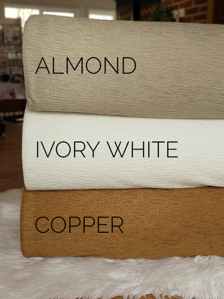 Elegant Pearl Knit|Solids| By the Half Yard