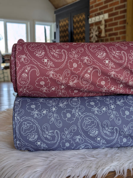 Paisley Design| Butter Knit|By the Half Yard