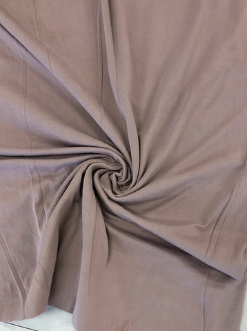 Dusty Mauve Solid Double Brushed Poly|By the Half Yard