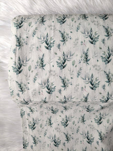 Eucalyptus Sprigs | Seersucker Poly | By the Half Yard