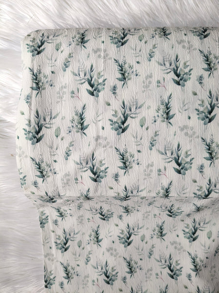 Eucalyptus Sprigs | Seersucker Poly | By the Half Yard