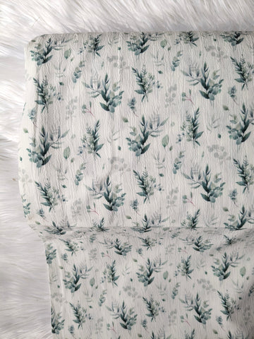 Eucalyptus Sprigs | Seersucker Poly | By the Half Yard