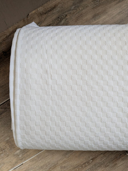 Medium Checkers | Polyester Blend Solids |By the Half Yard