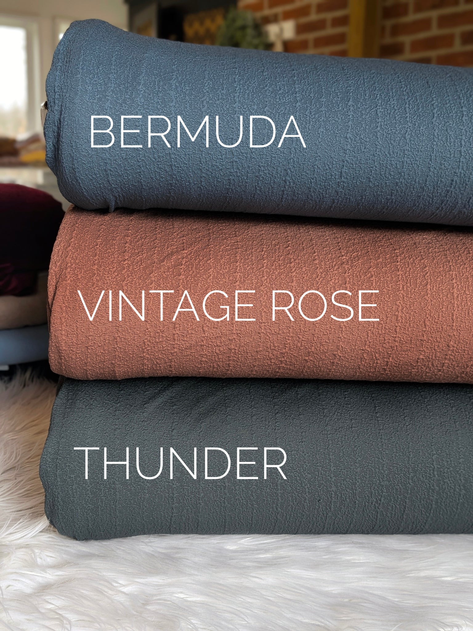 Twirl Knit| Textured Solids|By the Half Yard