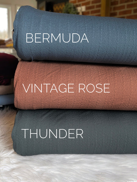 Twirl Knit| Textured Solids|By the Half Yard