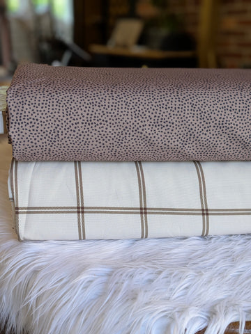 Custom Print|Polyester Slub Linen Look| By the Half Yard