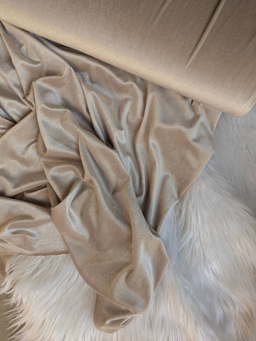Taupe Stretch Velvet|Solids |By the Half Yard