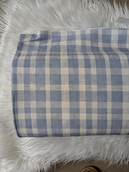 Plaids| Seersucker Poly Stretch | By the Half Yard