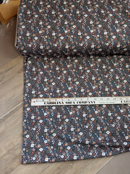 Custom Print | Wintry Toss|  Unbrushed Rib Knit|By the Half Yard