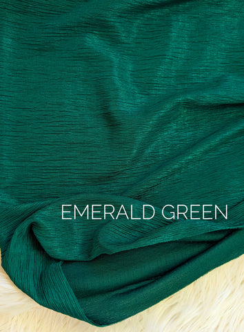 Emerald Green| Elegant Pearl Knit |Solids| By the Half Yard