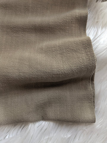 Mocha Linen Blend  | By the Half Yard