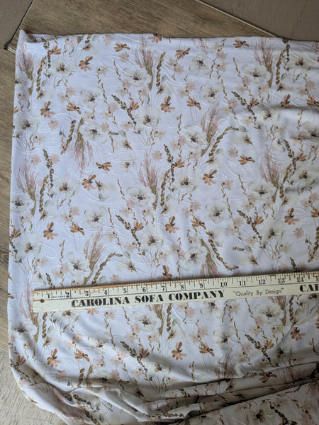Fall Floral & Sprays Jacquard Knit| By the Half Yard