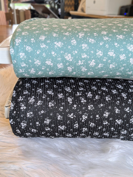 Petite Print | Yummy Rib Knit|By the Half Yard