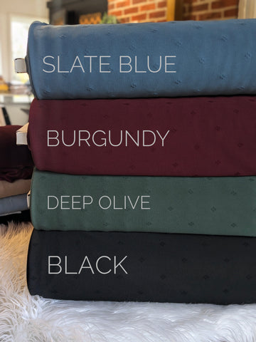 Geo Diamonds Poly Knit|By the Half Yard