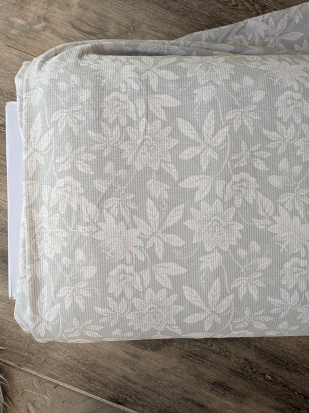 Kacee Floral| Pebblestone Knit|By the Half Yard