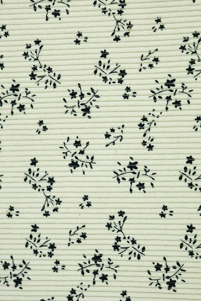 Vintage Prints Corduroy Wide Ribs| Cotton| By the Half Yard