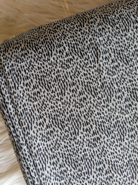 Custom Design|Mini Abstract Print|Unbrushed Rib Knit|By the Half Yard
