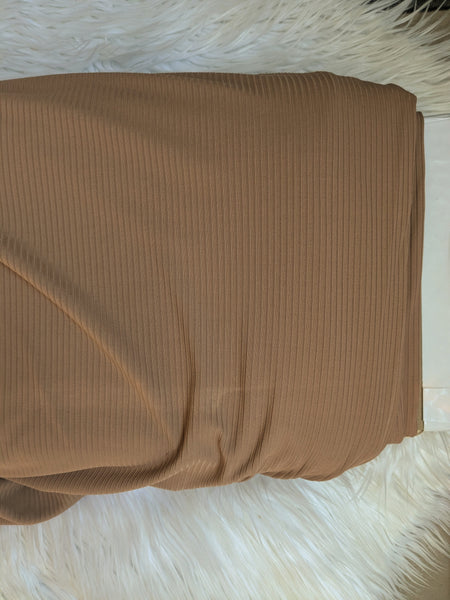 See Note: Unbrushed Rib Knit|Solids |By the Half Yard