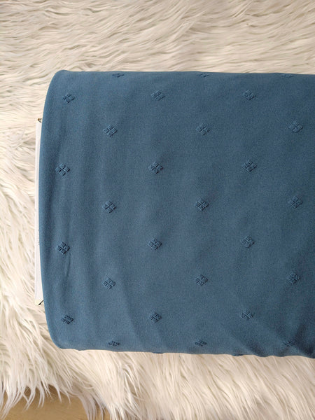 Geo Diamonds Poly Knit|By the Half Yard