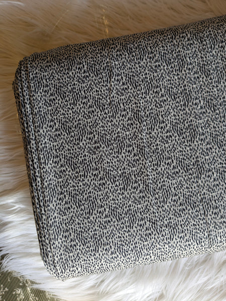 Custom Design|Mini Abstract Print|Unbrushed Rib Knit|By the Half Yard