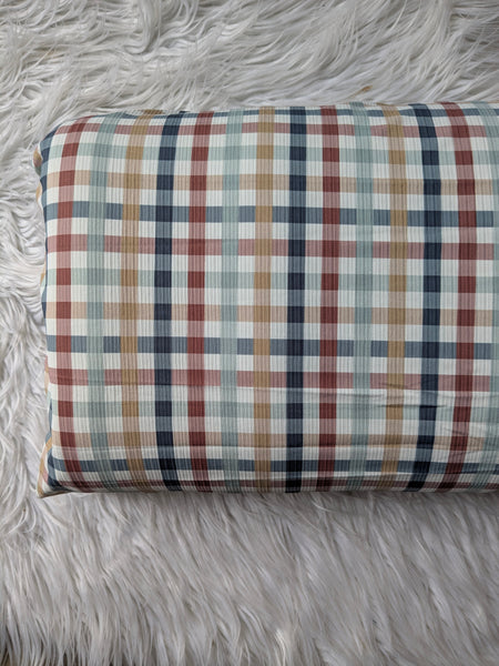 Harvest Gingham|Reign Rib Knit|By the Half Yard