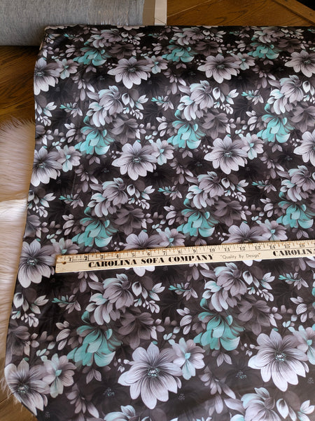 Large Floral DTY  | By the Half Yard
