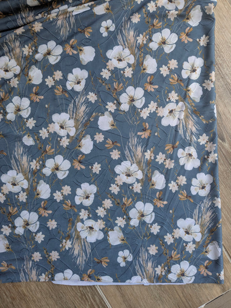 Fall Floral & Sprays Jacquard Knit| By the Half Yard