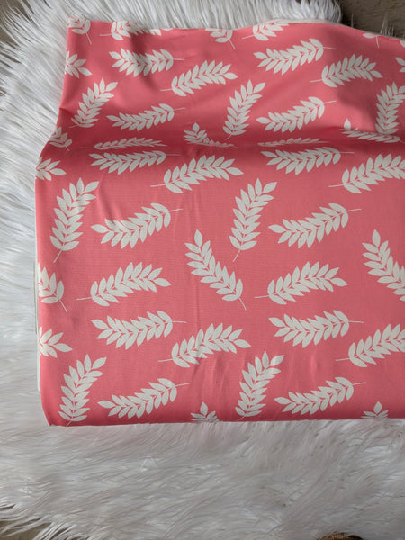 Leafy Prints | Athletic Knit| Similar to DTY| By the Half Yard