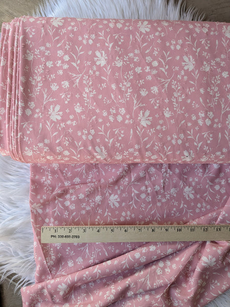 Wildflower Dreams | Polyester Diamond Swiss Dot |By the Half Yard