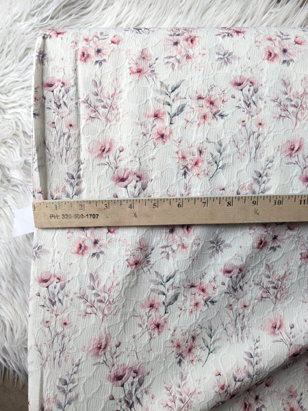 Evening Breeze Embossed Jacquard Poly | By the Half Yard