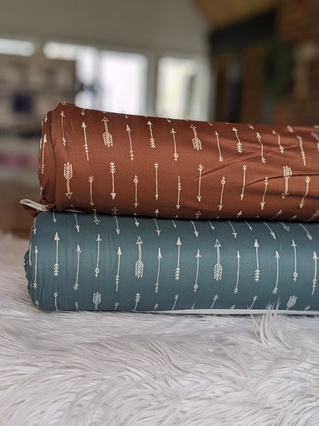 Arrows | Double Brushed Poly |By the Half Yard