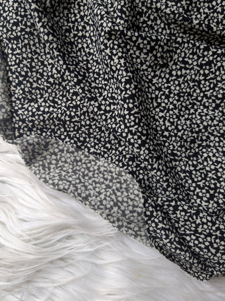 Petite Print Black DTY | By the Half Yard
