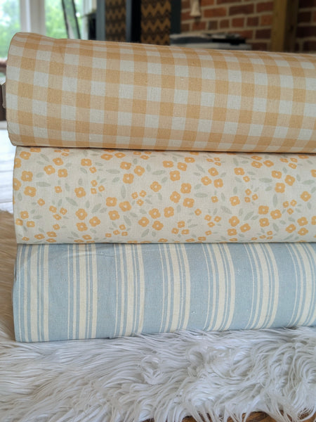 Summer Linens |Cotton Linen Blend  | By the Half Yard
