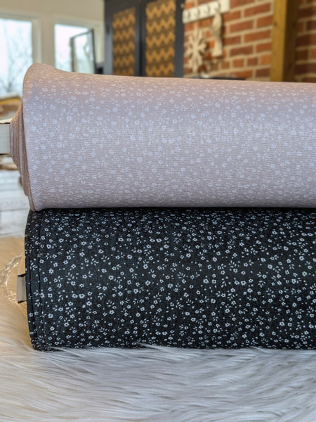 Petite Print |Eggshell Knit |By the Half Yard