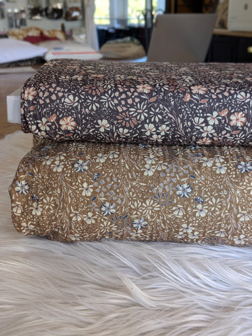 Elsie Vintage Floral| Summer Breeze Knit|By the Half Yard