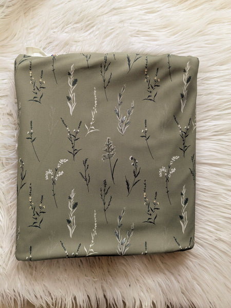 Wildflowers| Mini Rib Knit |By the Half Yard
