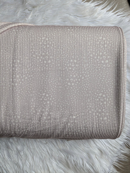 Custom Print |Neutral Animal Print  | Unbrushed Rib Knit|By the Half Yard