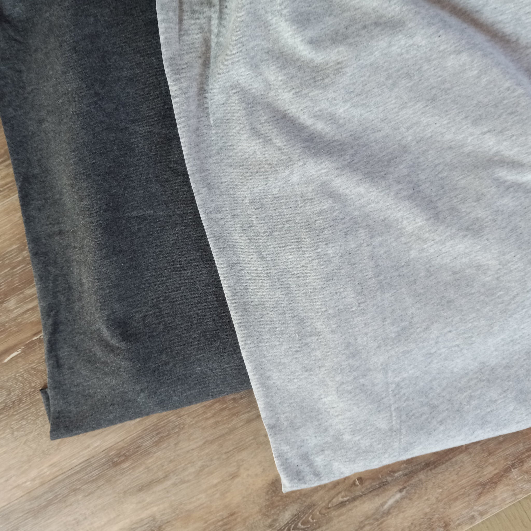 Charcoal Grey Cotton Spandex Solids|By the Half Yard