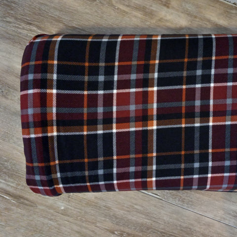 Winter Plaid |Double Brushed Poly|By the Half Yard