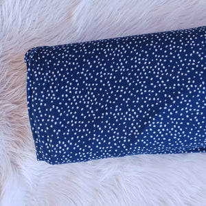 Scattered Dots Double Brushed Poly |By the Half Yard