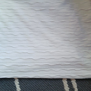 Ivory White with Sparkle |Wave Knit|Solids|By the Half Yard