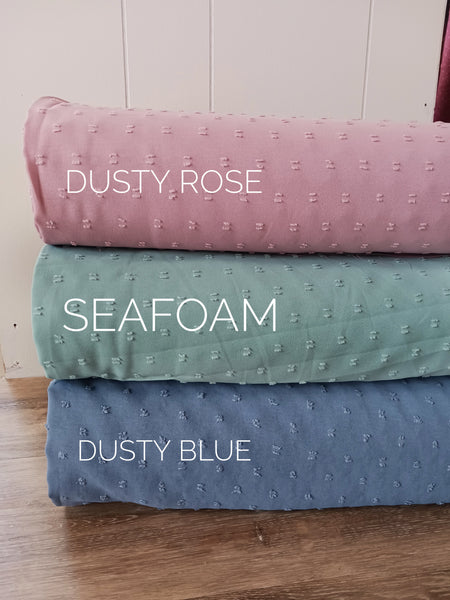Polyester Swiss Small Dots | Textured Solids|By the Half Yard